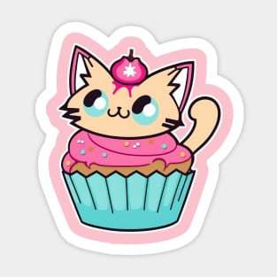 Cupcake Cat Sticker